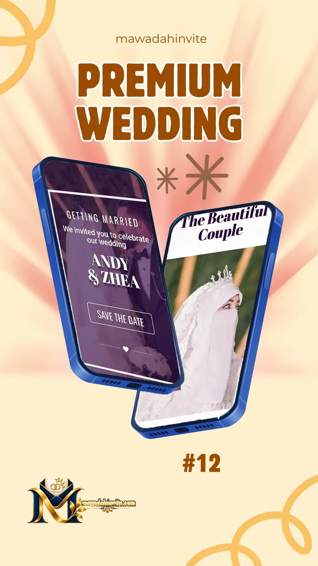 Template undangan digital premium Mawadah Invite 12