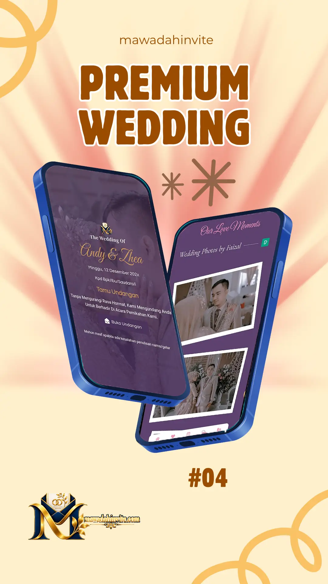 Template undangan digital premium Mawadah Invite 4